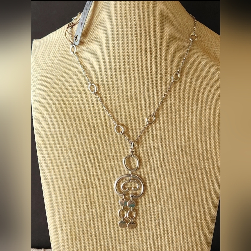 Laurel Burch Necklace NWT  Clayton 17" To 19" Pendant 2.66"